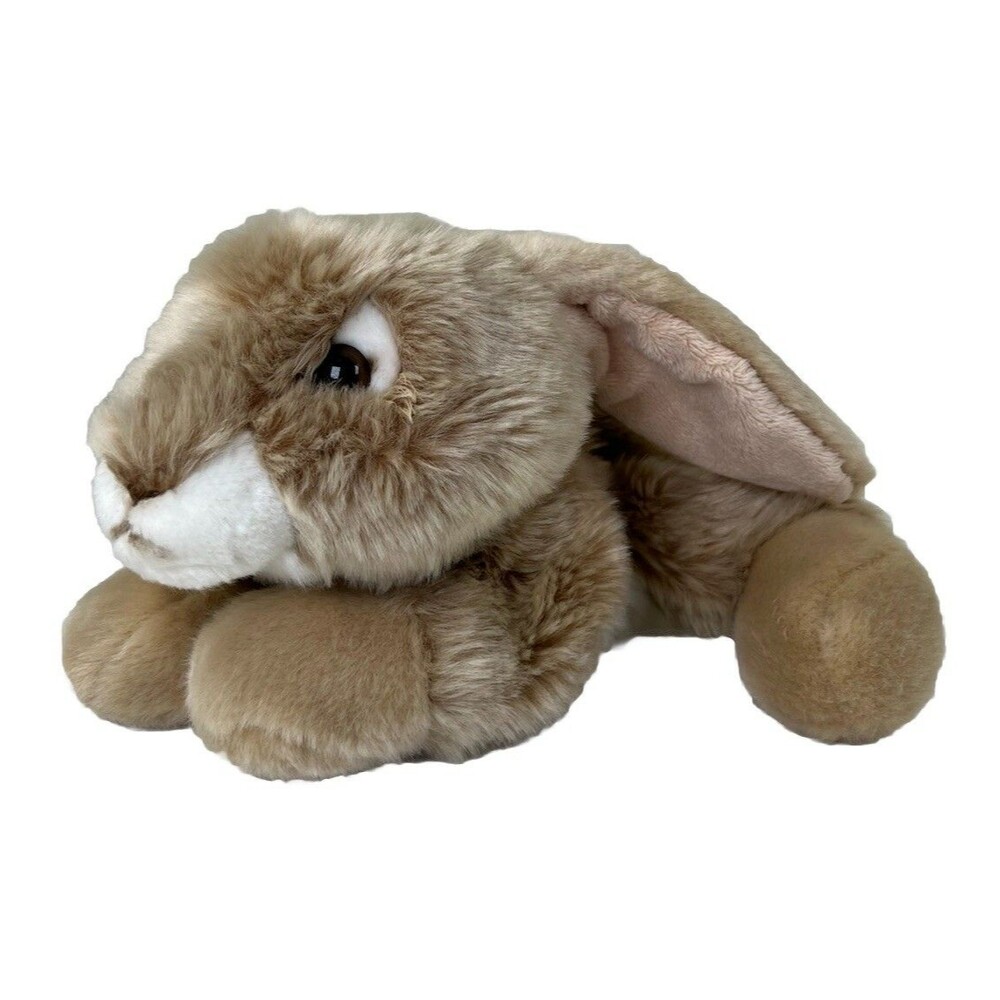 The Puppet Company Brown Lop Earred Realistic Rabbit Bunny Hand Puppet Plush Toy